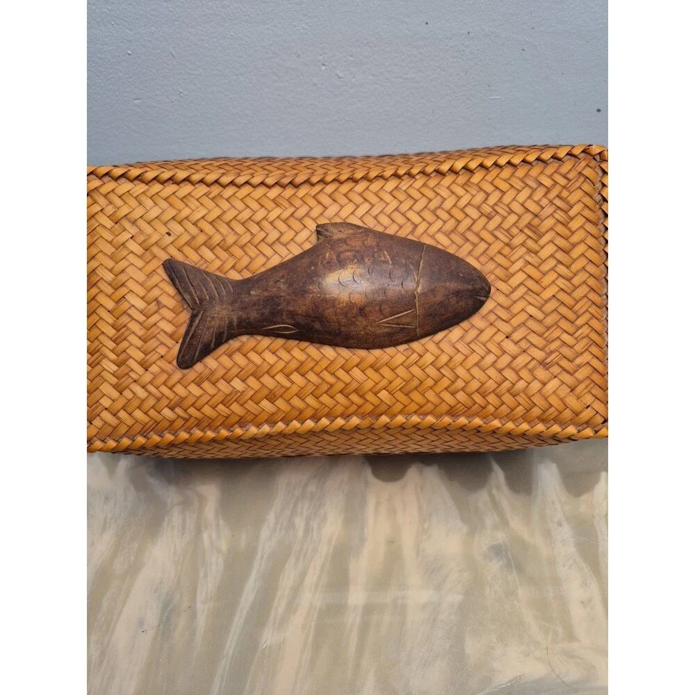 Vintage Pacific Rim Basket Indonesia Ifugao Basket Container From The Phillipine